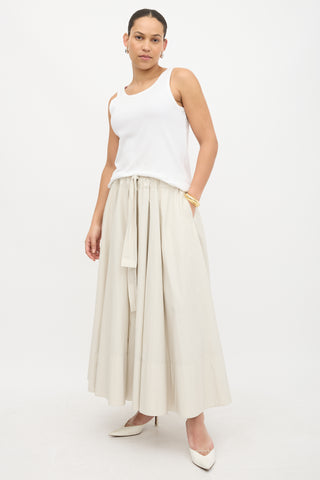 CO Drawstring A-Line Skirt