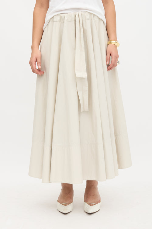 CO Drawstring A-Line Skirt