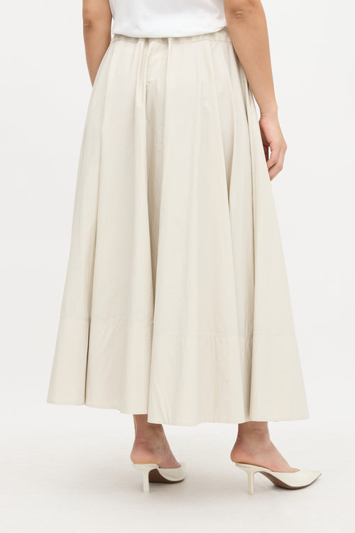 CO Drawstring A-Line Skirt