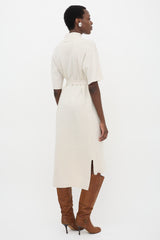 CO Merino Wool Belted Dress