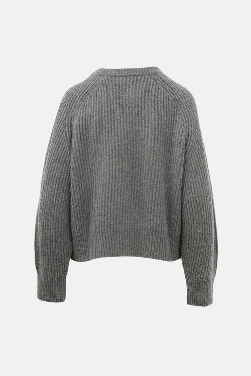 Co Wool Ribbed Sweater