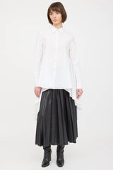 Co Pleated Shirt Dress
