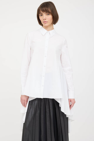 Co Pleated Shirt Dress
