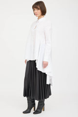 Co Pleated Shirt Dress