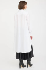Co Pleated Shirt Dress