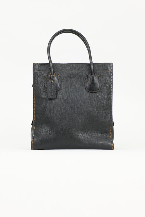 Coach Leather Cashin Carry Tote