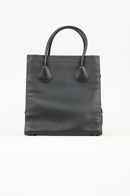 Coach Leather Cashin Carry Tote