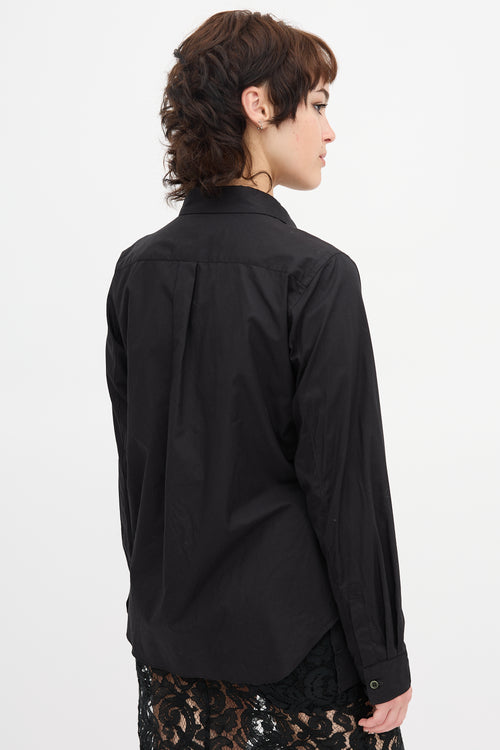 Comme des Garçons Black Layered Shirt