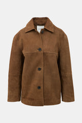COS Suede Collared Jacket