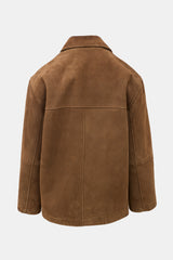 COS Suede Collared Jacket