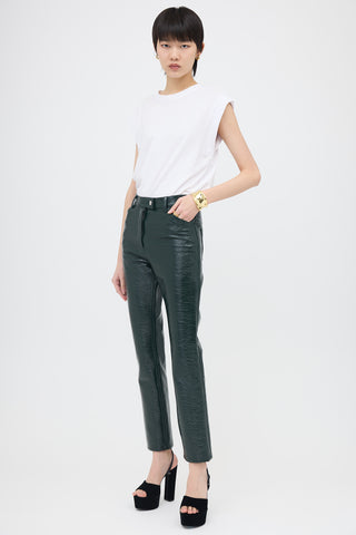 Courrèges Vinyl Slim Leg Pant