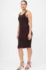 Courrèges Ribbed Knit Undressed Dress