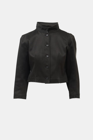 Courrèges Cropped Button Up Jacket