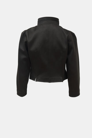Courrèges Cropped Button Up Jacket