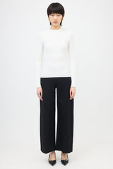Courrèges Ribbed Logo Top