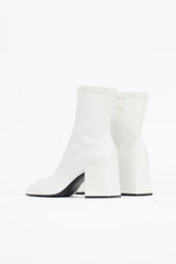Courrèges Leather Reedition AC Ankle Boot