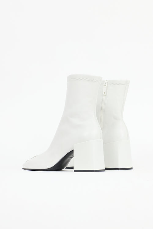 Courrèges Leather Reedition AC Ankle Boot