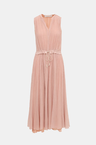 Cacharel Crinkled Cotton Maxi Dress