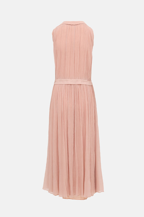 Cacharel Crinkled Cotton Maxi Dress