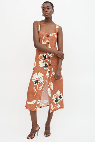 Cala de la Cruz Linen Tamara Dress