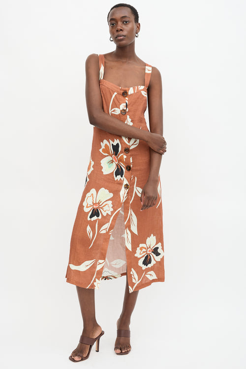 Cala de la Cruz Linen Tamara Dress