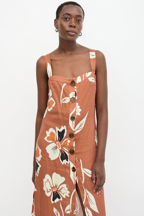 Cala de la Cruz Linen Tamara Dress