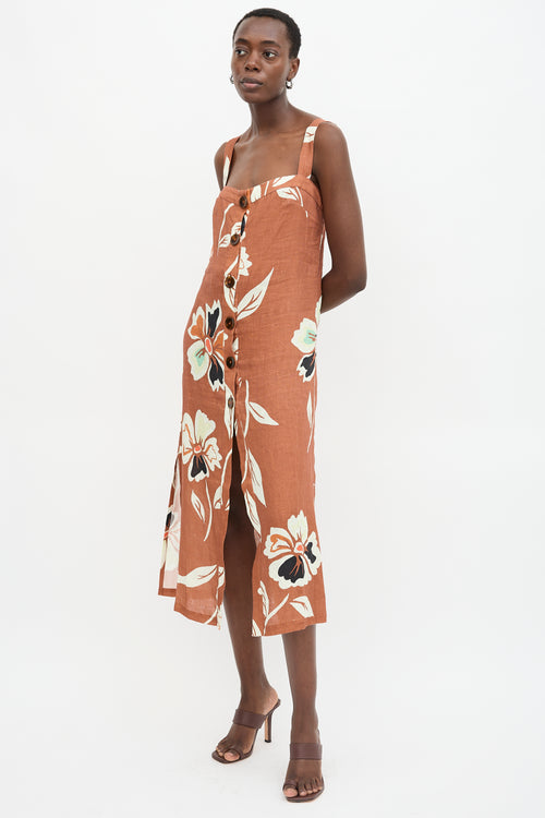 Cala de la Cruz Linen Tamara Dress