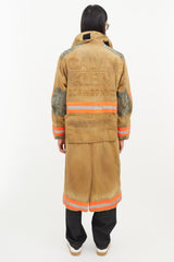Calvin Klein 205W39NYC Beige & Multicolour Reflective Firefighter Jacket