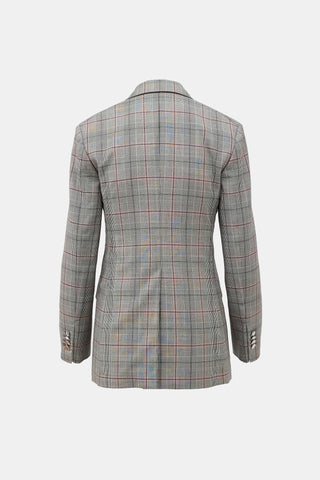 Calvin Klein 205W39NYC Wool Glen Plaid Blazer