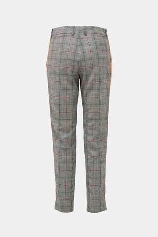 Calvin Klein 205W39NYC Wool Glen Plaid Trouser