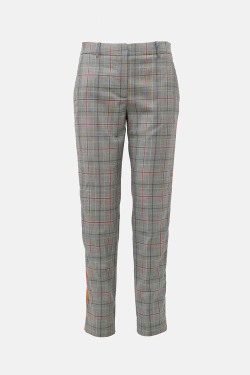 Calvin Klein 205W39NYC Wool Glen Plaid Trouser