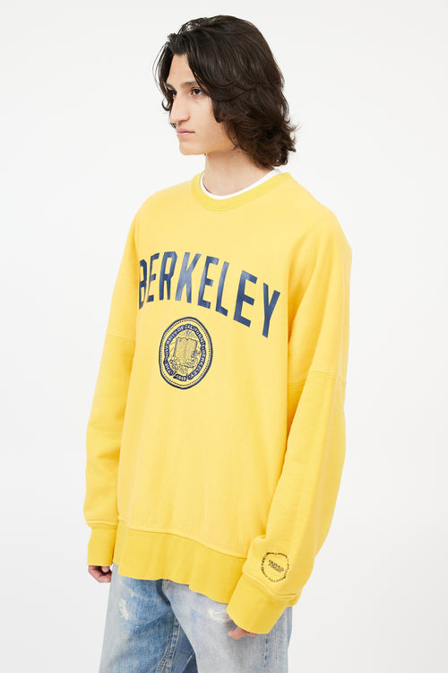 Calvin Klein 205W39NYC Yellow Oversized Berkeley Sweatshirt