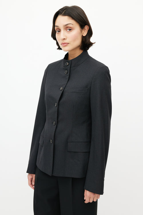 Calvin Klein Black Wool Jacket
