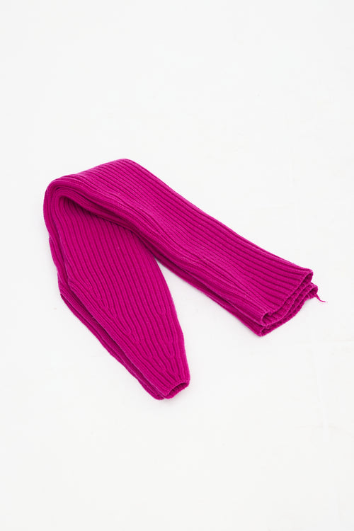 Calvin Klein 205W39NYC Purple Ribbed Knit Arm Warmers