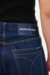 Calvin Klein Jeans Navy & Red CKJ035 Dark Wash Striped Jeans