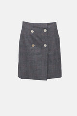 Calvin Klein 205W39NYC Wool Button Skirt