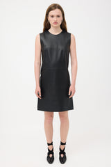Calvin Klein Collection Leather Shift Dress
