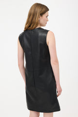 Calvin Klein Collection Leather Shift Dress