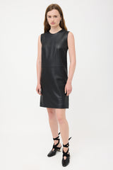 Calvin Klein Collection Leather Shift Dress