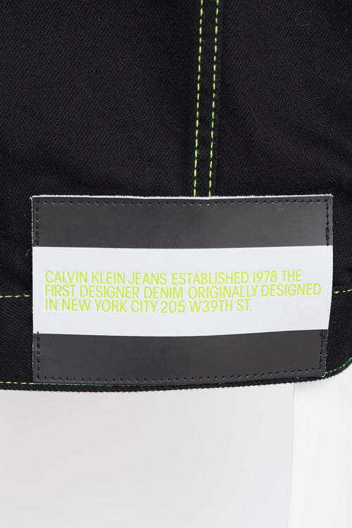 Calvin Klein Denim Embroidered Jacket