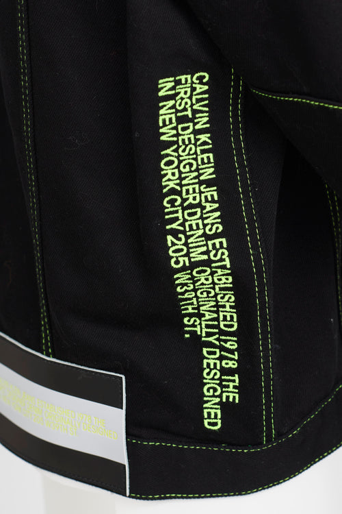 Calvin Klein Denim Embroidered Jacket