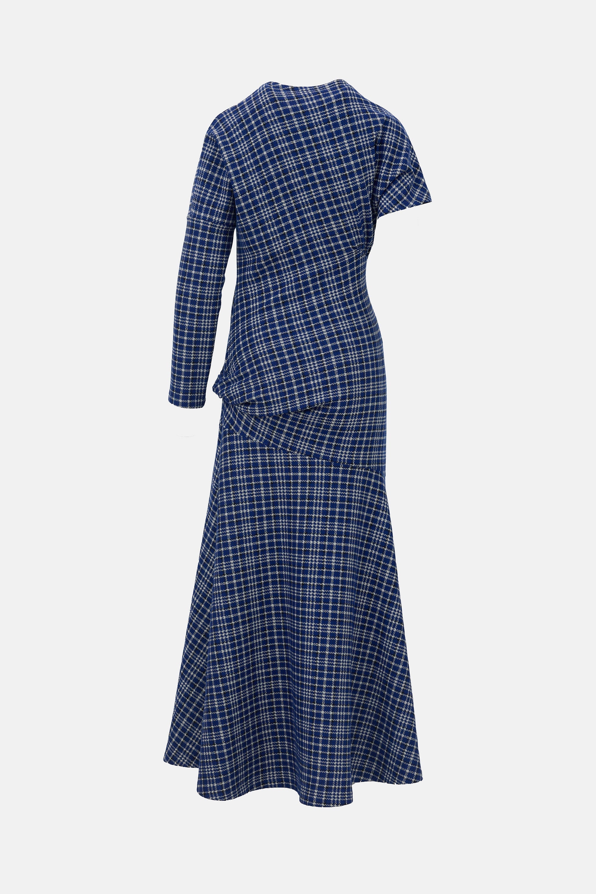 calvin klein dress blue and black Calvin Klein Scuba Crepe Sheath with Bell Sleeves Ultramarine 2 at Amazon Women's Clothing store