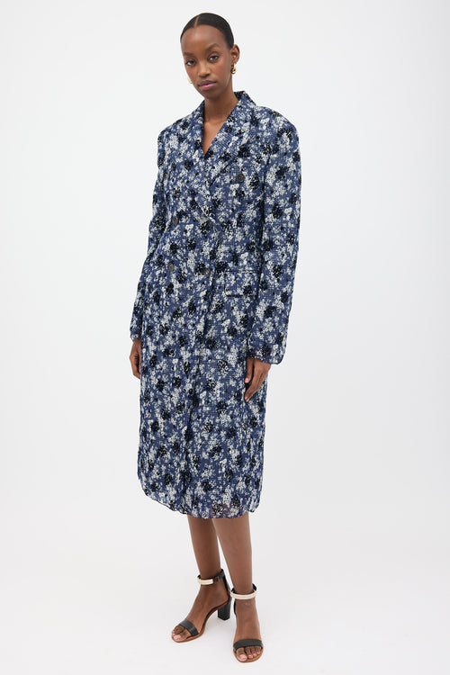 Calvin Klein 205W39NYC FW 2017 Wool Patterned Coat