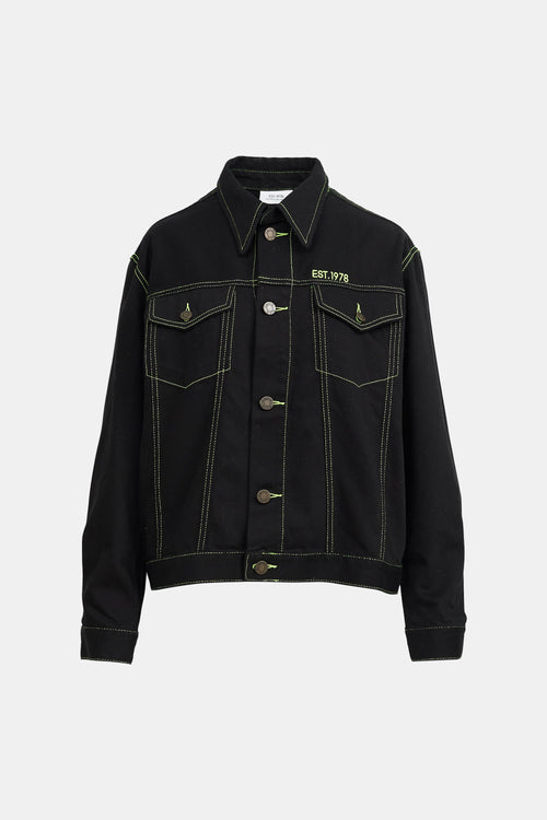 Calvin Klein Denim Embroidered Jacket