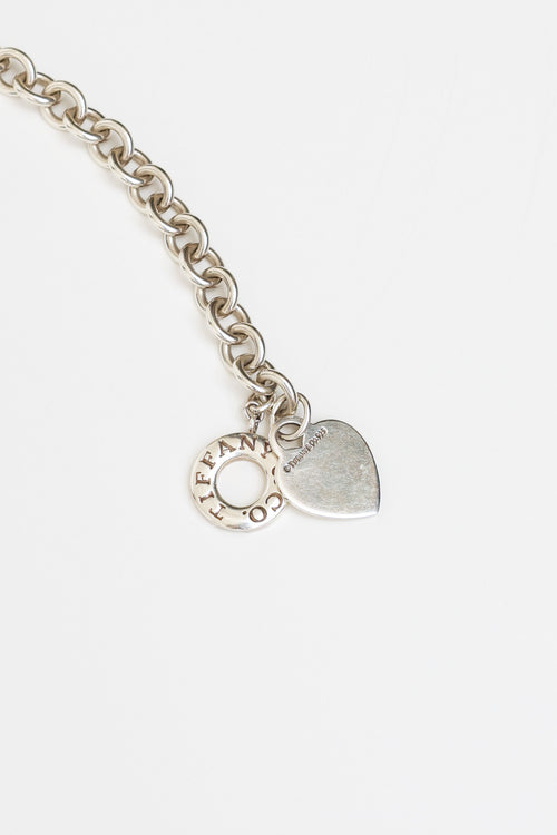 Tiffany & Co. 925 Heart Toggle Necklace