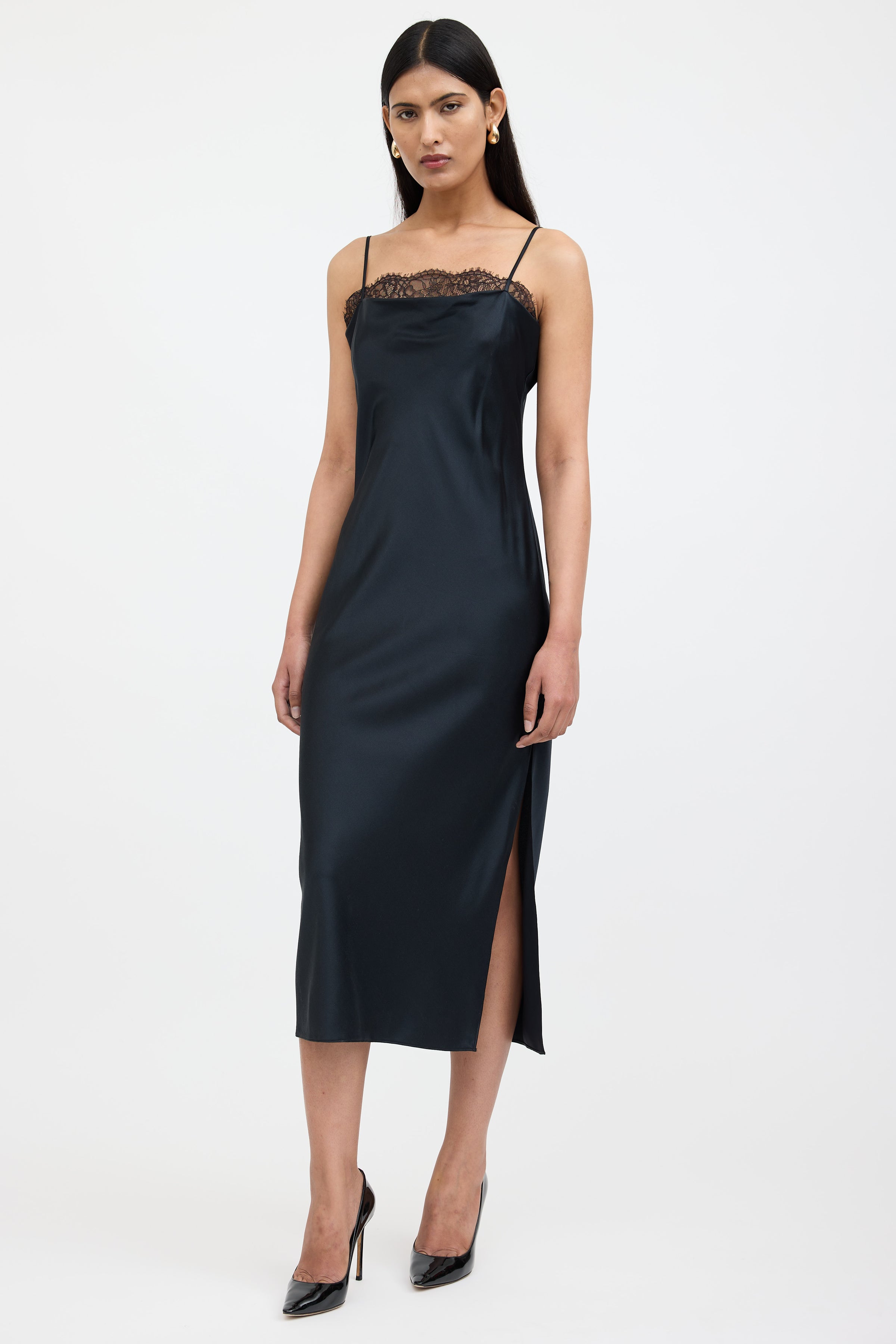 Cami NYC // Silk Lace Slip Dress VSP Consignment Cami NYC // Silk Lace Slip Dress VSP Consignment