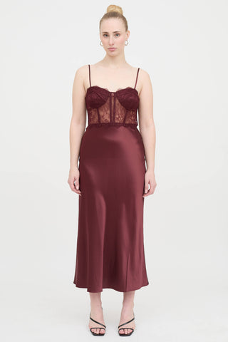 Satin Maureen Dress