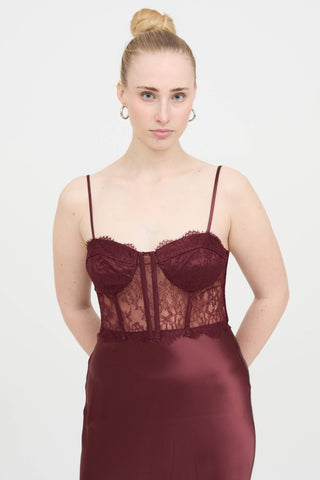 Satin Maureen Dress