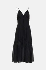 Cami NYCSilk Tiered Maxi Dress