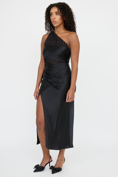 Cami NYC Silk One Shoulder Dress